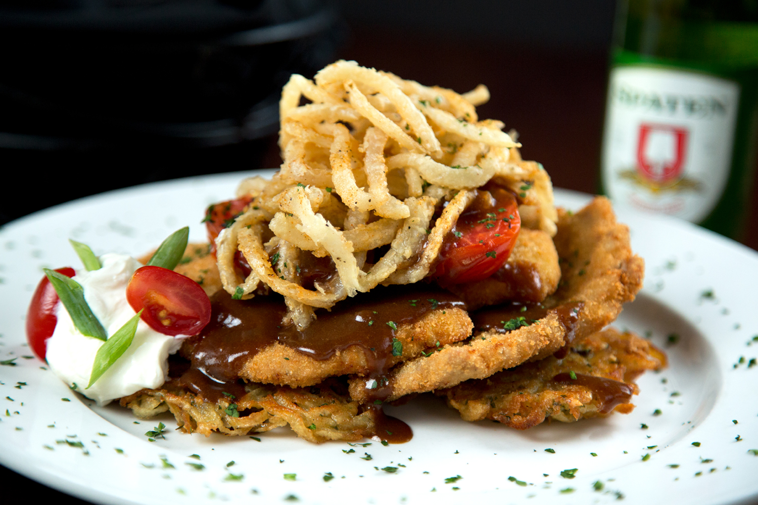 Wiener Zwiebelschnitzel