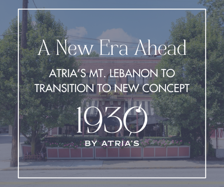 Atria's - American Restaurant in Greater Pittsburgh