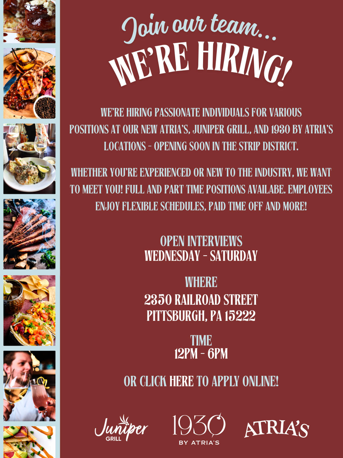 Atria's - American Restaurant in Greater Pittsburgh